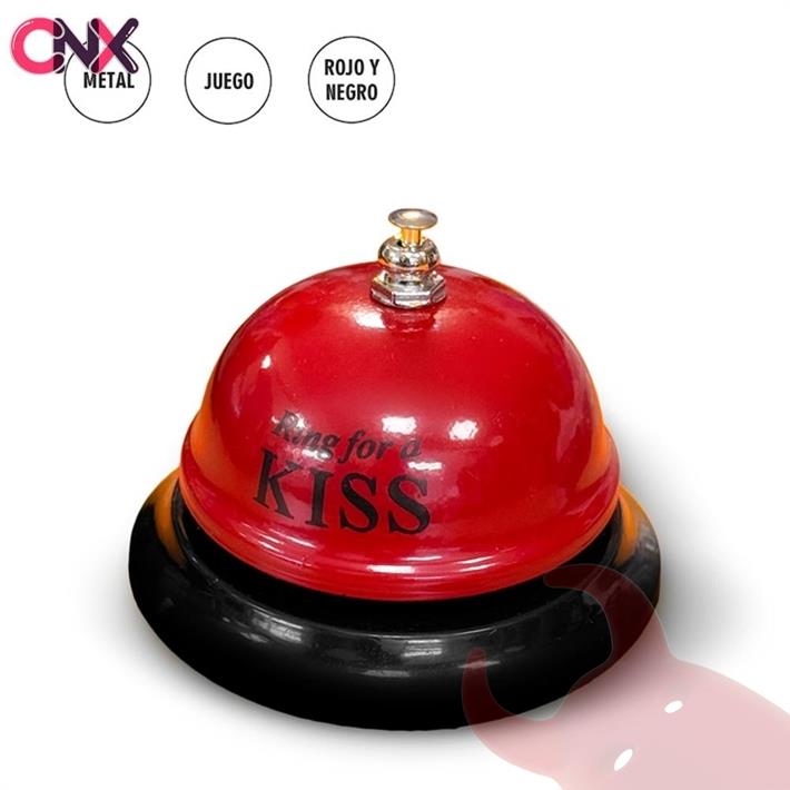 Campana roja ring for a kiss