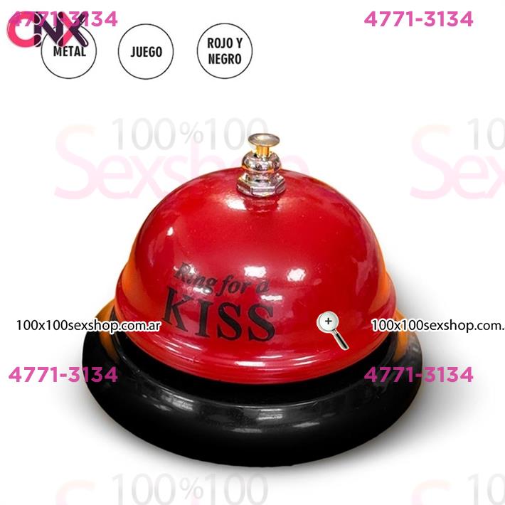 Cód: CA SS-LE-25171 - Campana roja ring for a kiss - $ 11500