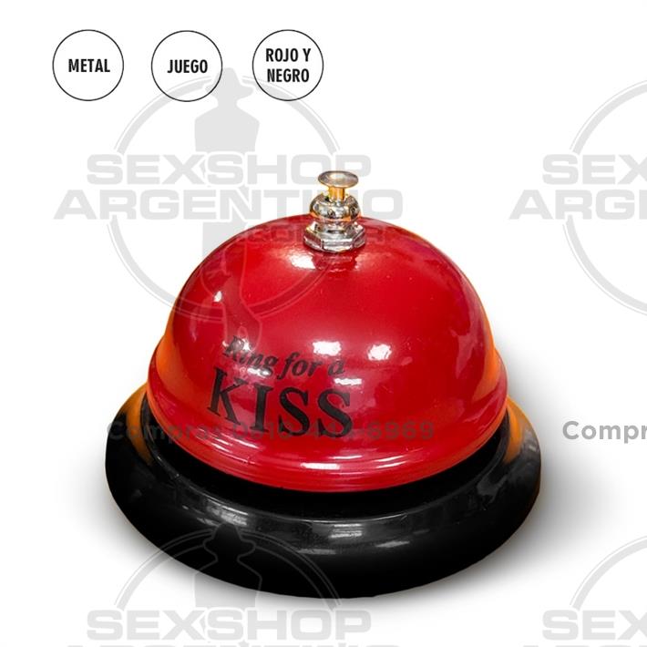 Campana roja ring for a kiss