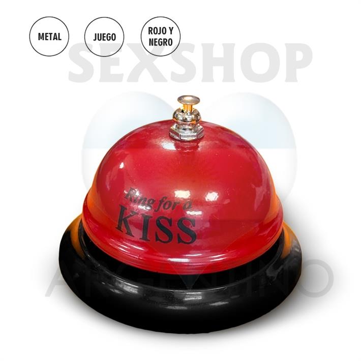 Campana roja ring for a kiss
