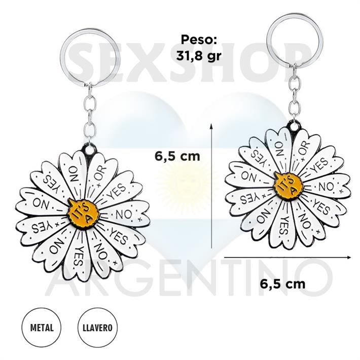 Llavero flor yes or no