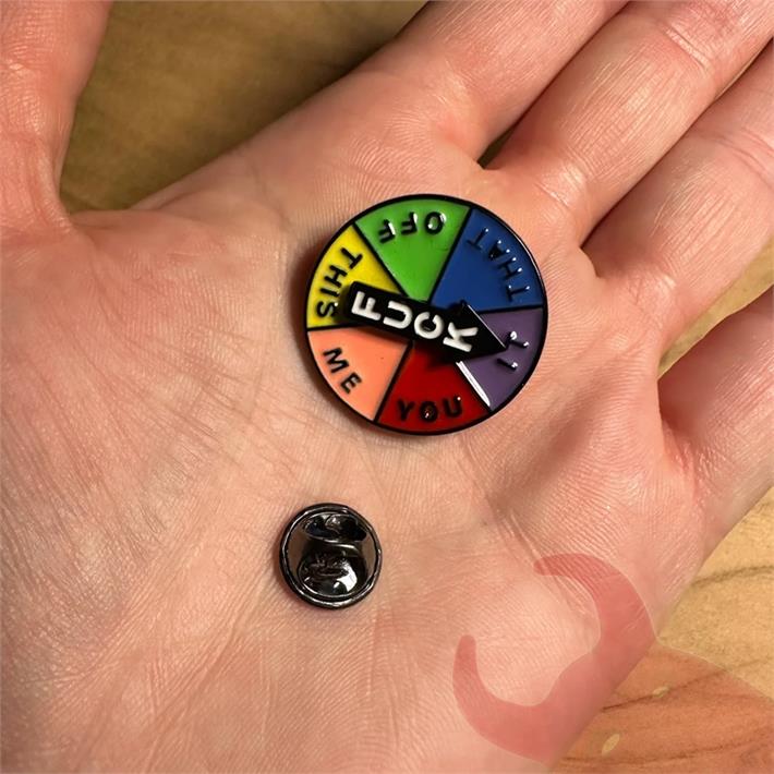 Pin para la ropa Fuck