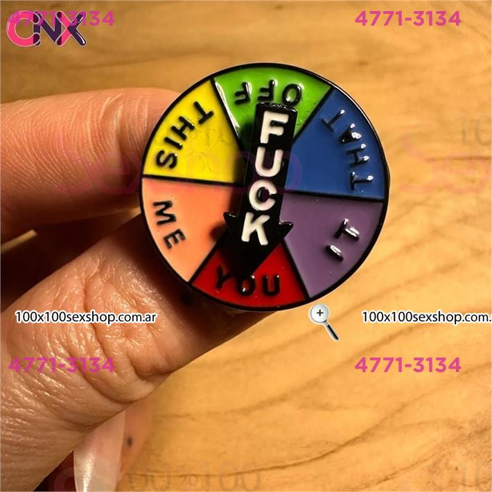 Pin para la ropa Fuck