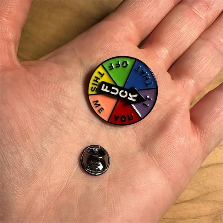 Pin para la ropa Fuck