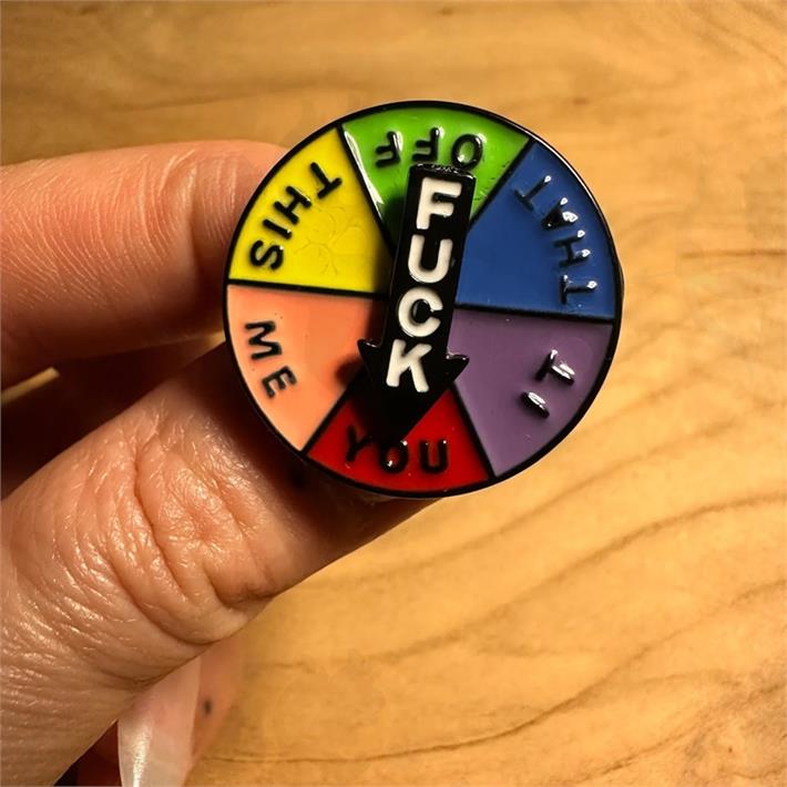 Pin para la ropa Fuck