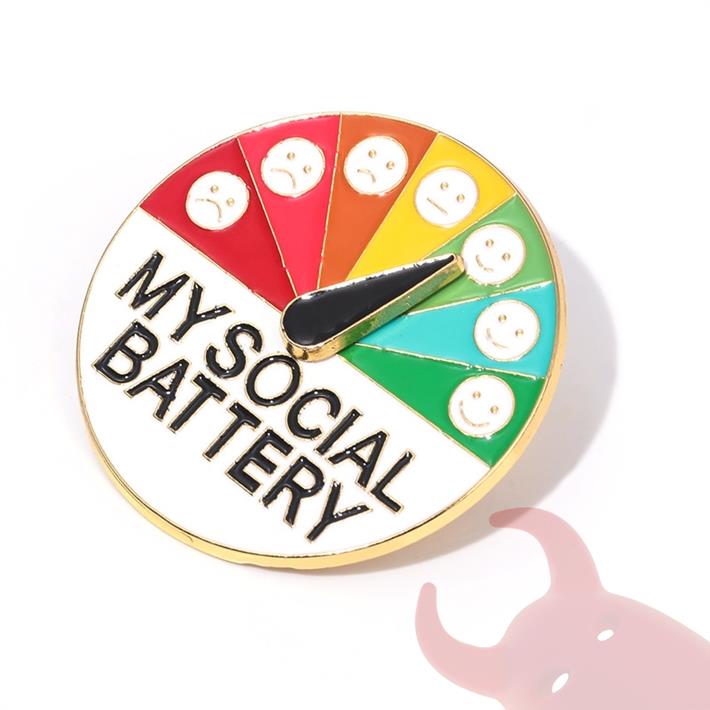 Pin para la ropa Battery Social