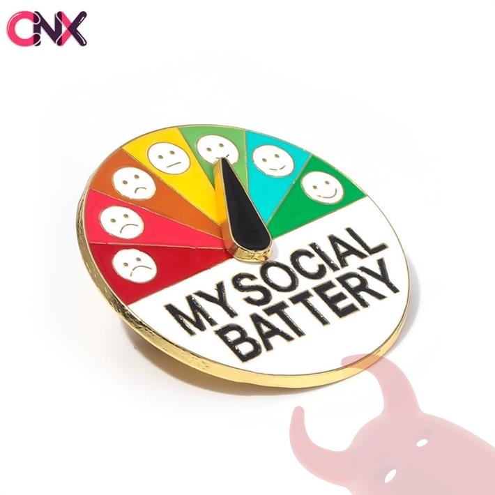 Pin para la ropa Battery Social