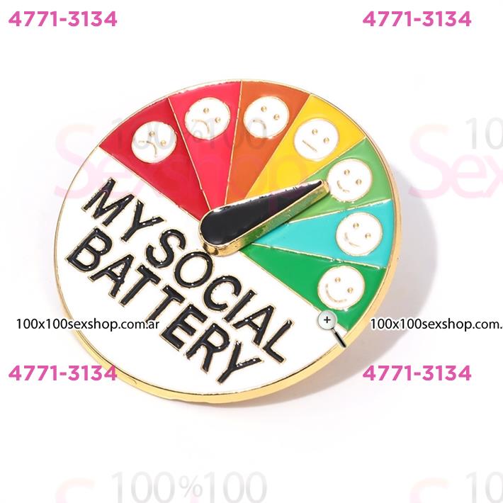 Pin para la ropa Battery Social