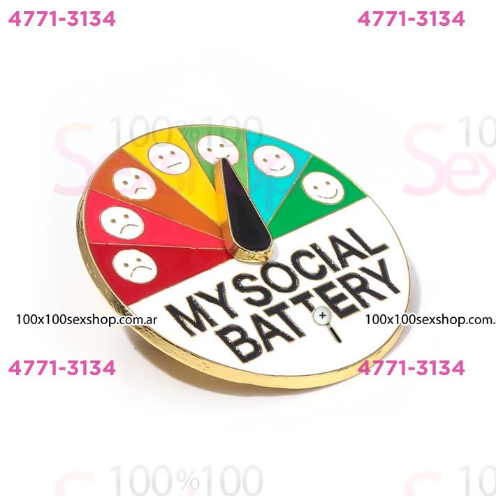 Pin para la ropa Battery Social