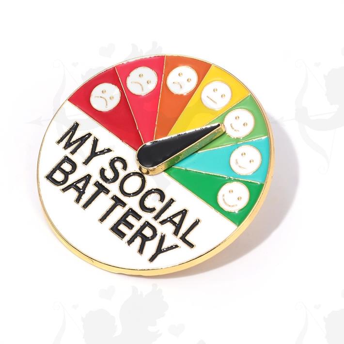 Pin para la ropa Battery Social
