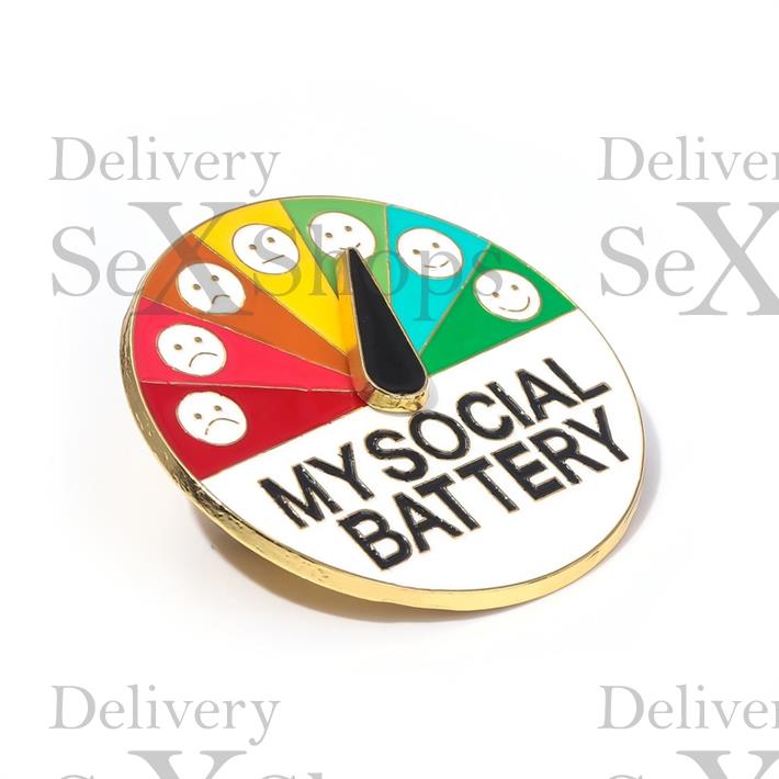 Pin para la ropa Battery Social