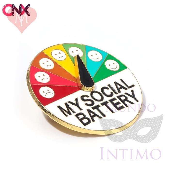 Pin para la ropa Battery Social