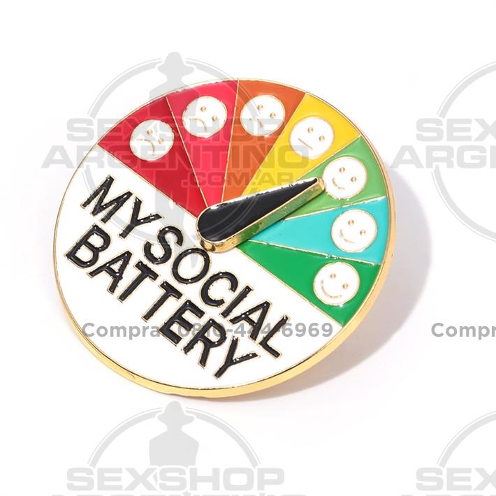Pin para la ropa Battery Social