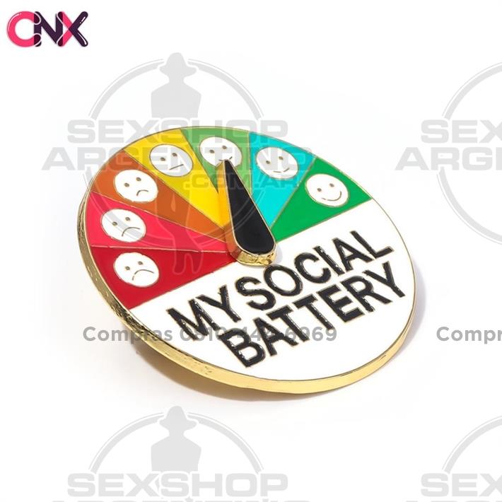 Pin para la ropa Battery Social