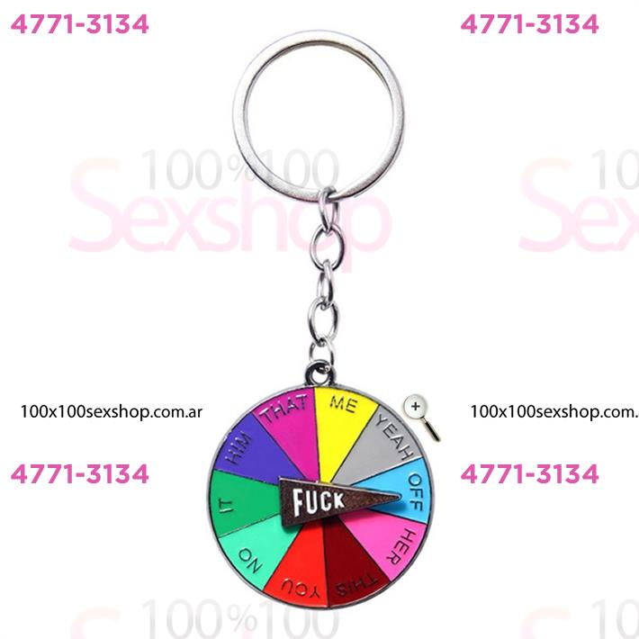 Llavero ruleta fuck