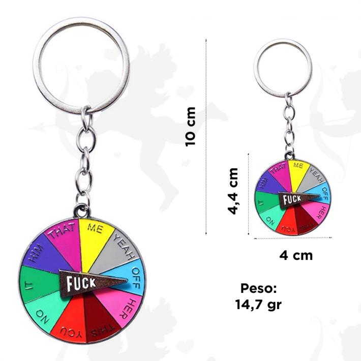Llavero ruleta fuck