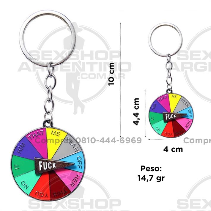 Llavero ruleta fuck