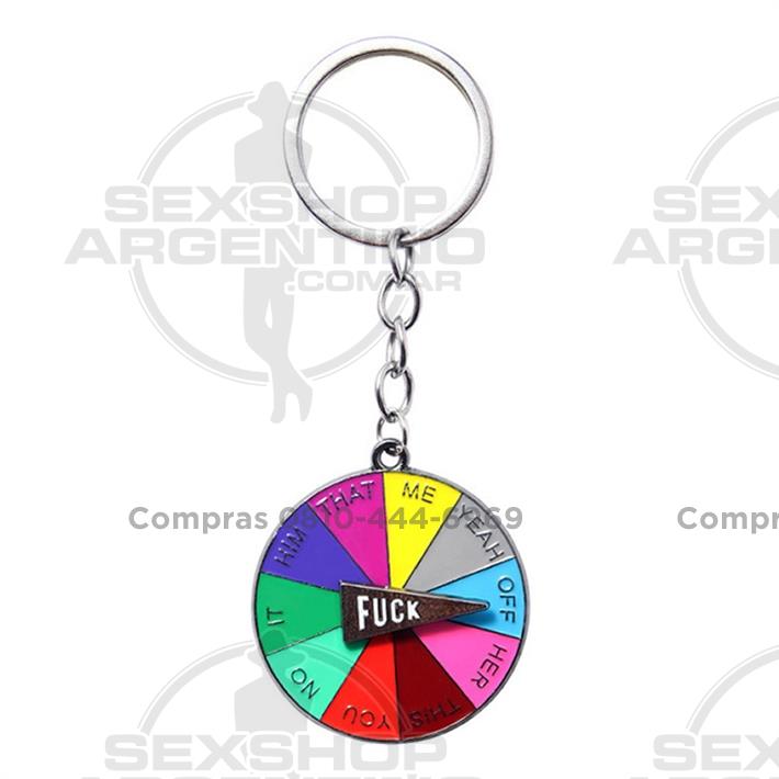 Llavero ruleta fuck