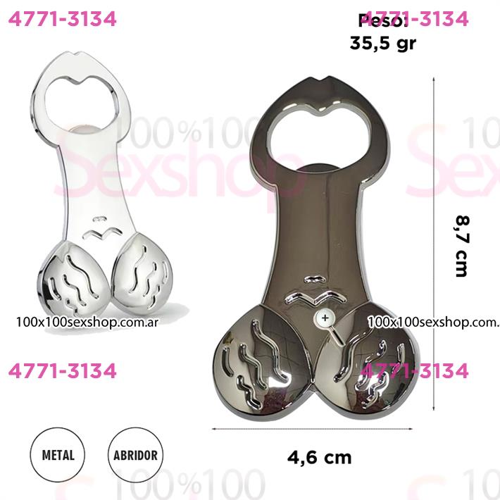 Destapador con forma de pene