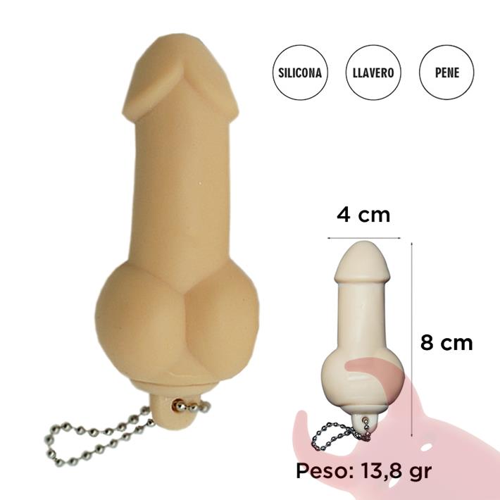  Dildo estirable con cadena 
