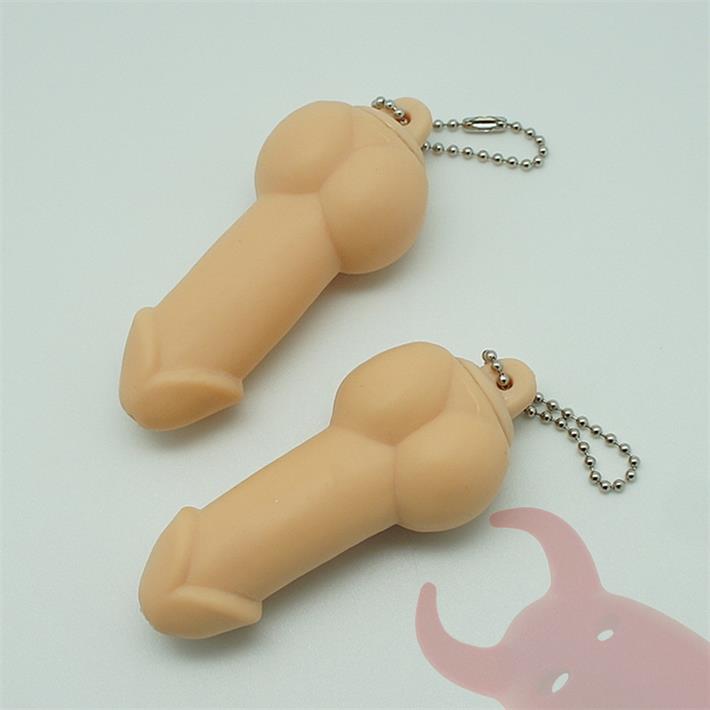 Dildo estirable con cadena