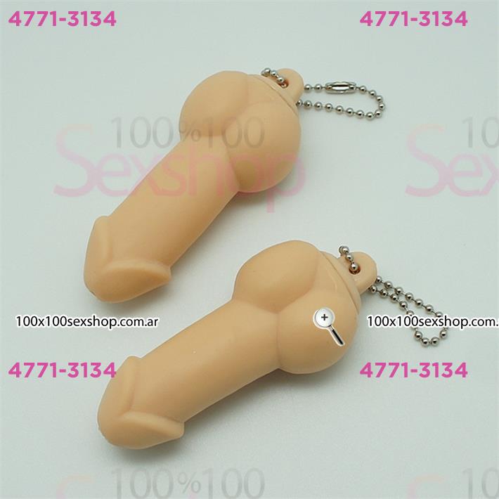 Dildo estirable con cadena