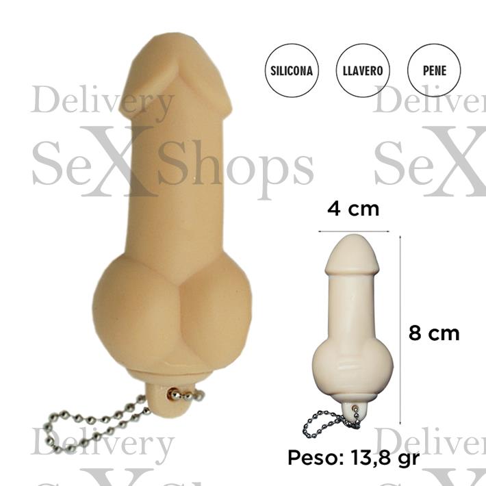  Dildo estirable con cadena 