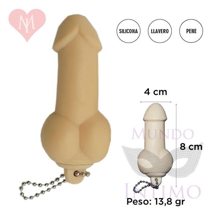  Dildo estirable con cadena 