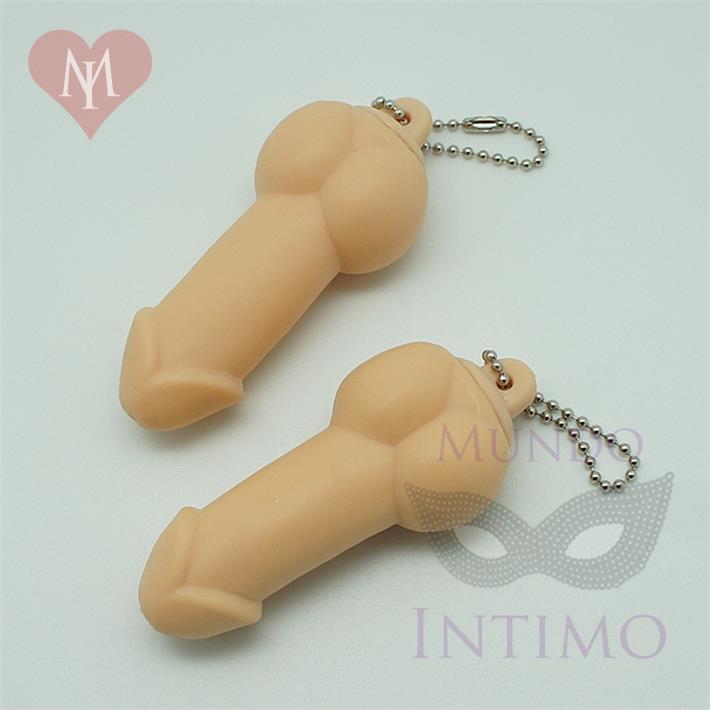 Dildo estirable con cadena