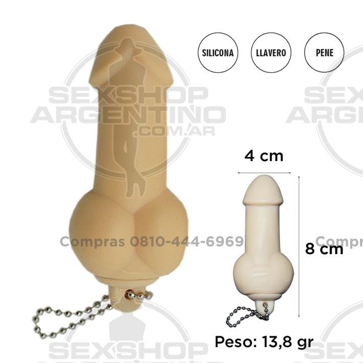 Dildo estirable con cadena