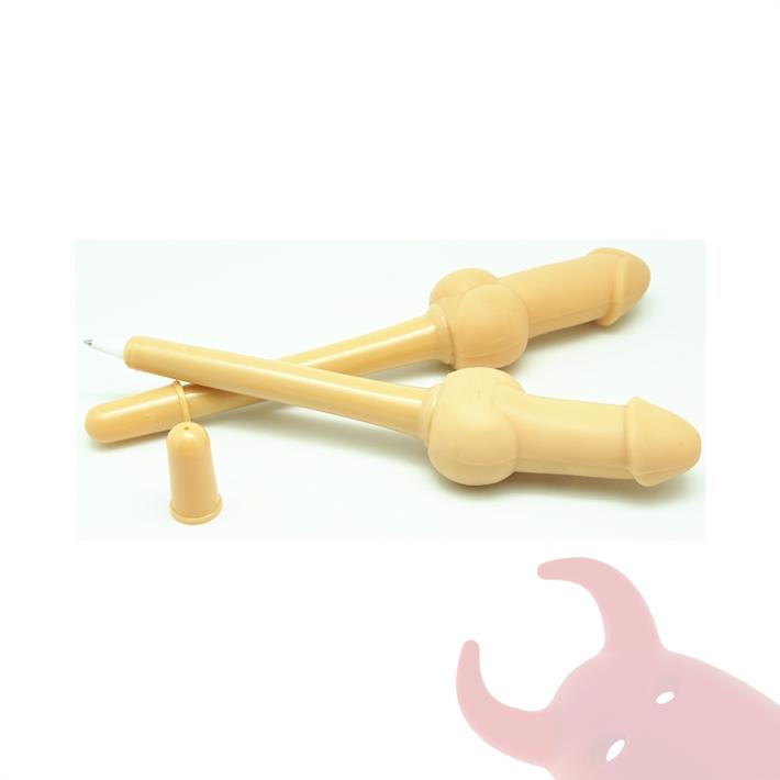 Lapicera con forma de pene