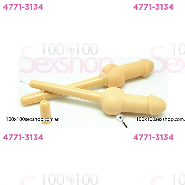 Lapicera con forma de pene