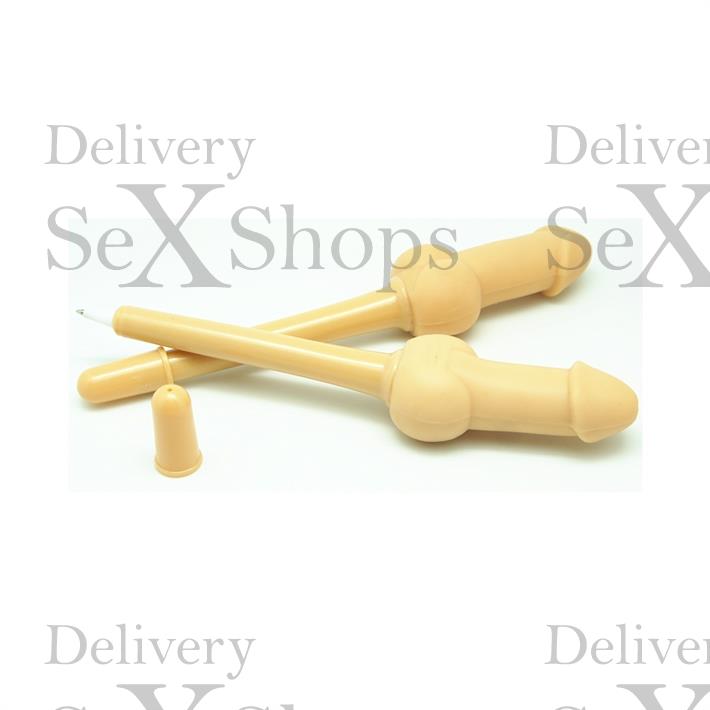 Lapicera con forma de pene