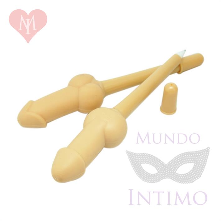 Lapicera con forma de pene