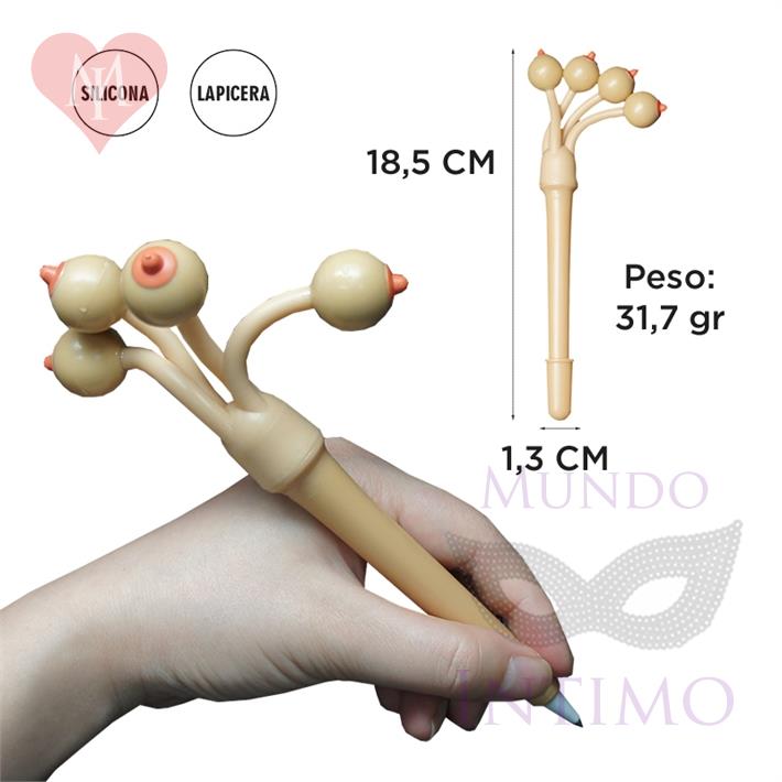  Lapicera con pechos que cuelgan 