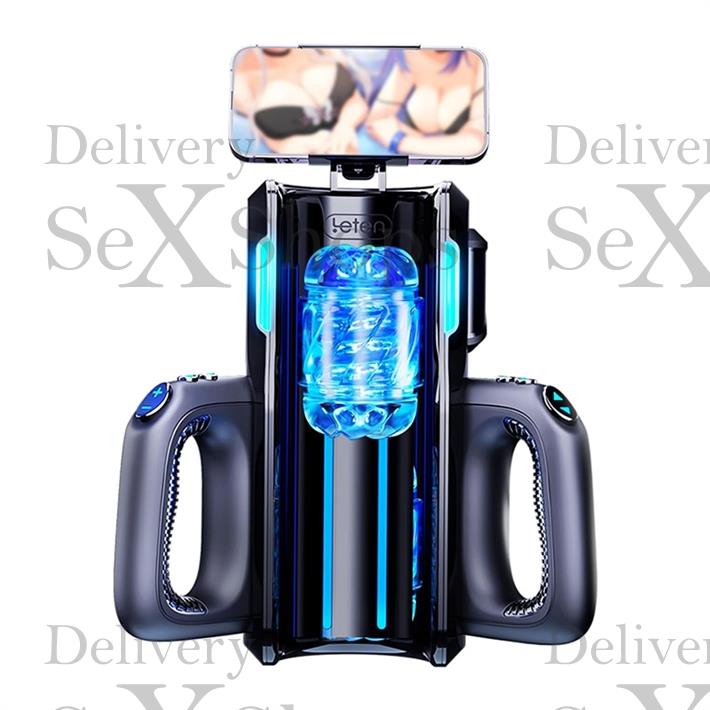 Masturbador Automático Telescópico Profesional - 2 Mangas de Silicona + 3 Velocidades