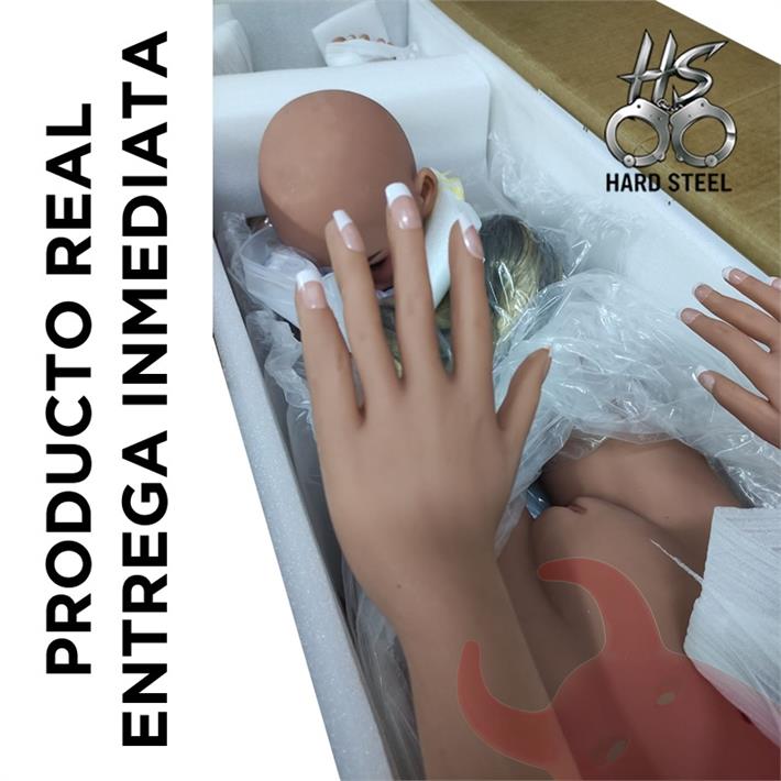 Muñeca TPE 160cm - Experiencia Realista con Senos Suaves, Himen y Partículas Húmedas