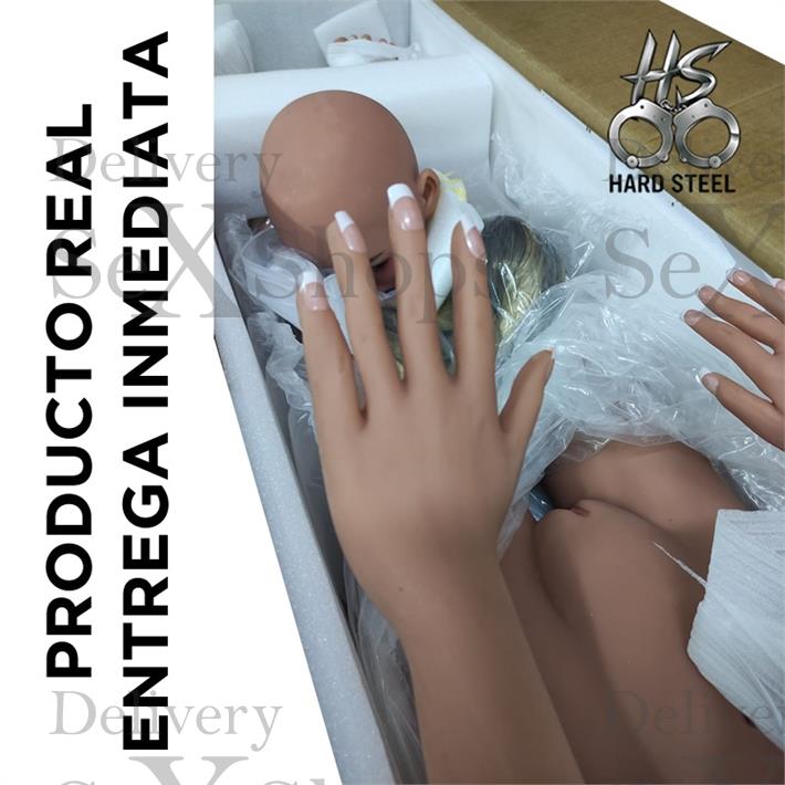 Muñeca TPE 160cm - Experiencia Realista con Senos Suaves, Himen y Partículas Húmedas