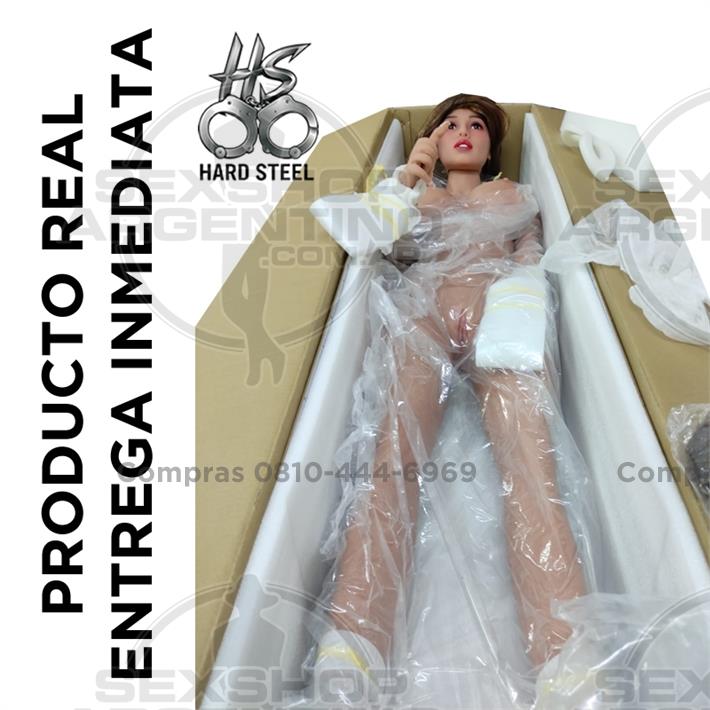 Muñeca Íntima Silicona 160cm - Himen Realista, Senos con Gel y Textura con Calor Corporal