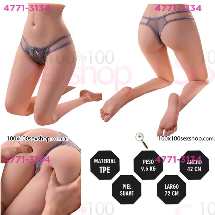 Cód: CA SS-LE-62015 - Semi Torso Realista Con piernas articulables – 9.5 KG - $ 319000