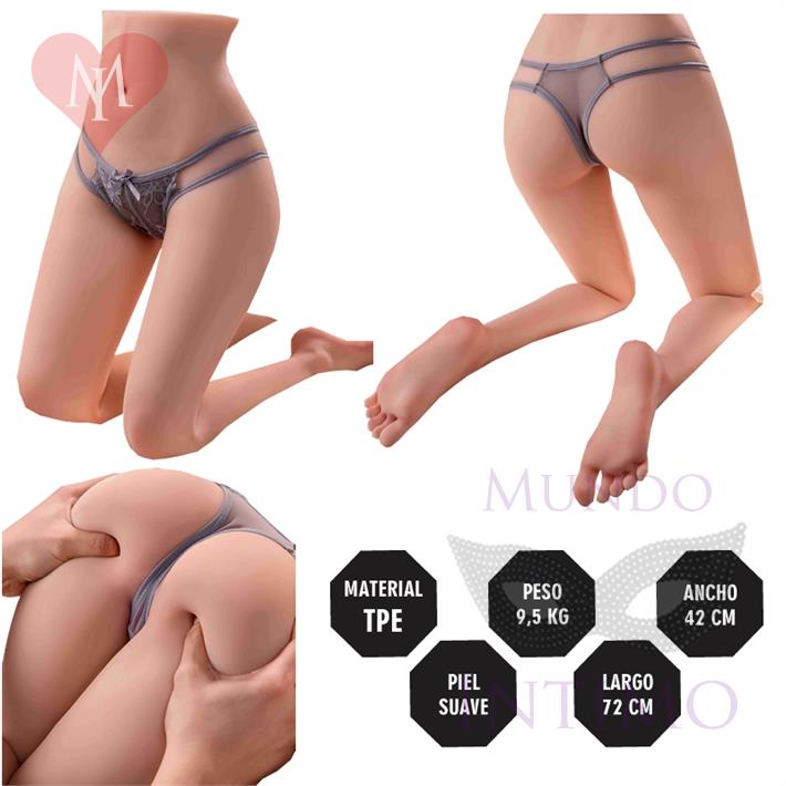  Semi Torso Realista Con piernas articulables – 9.5 KG 