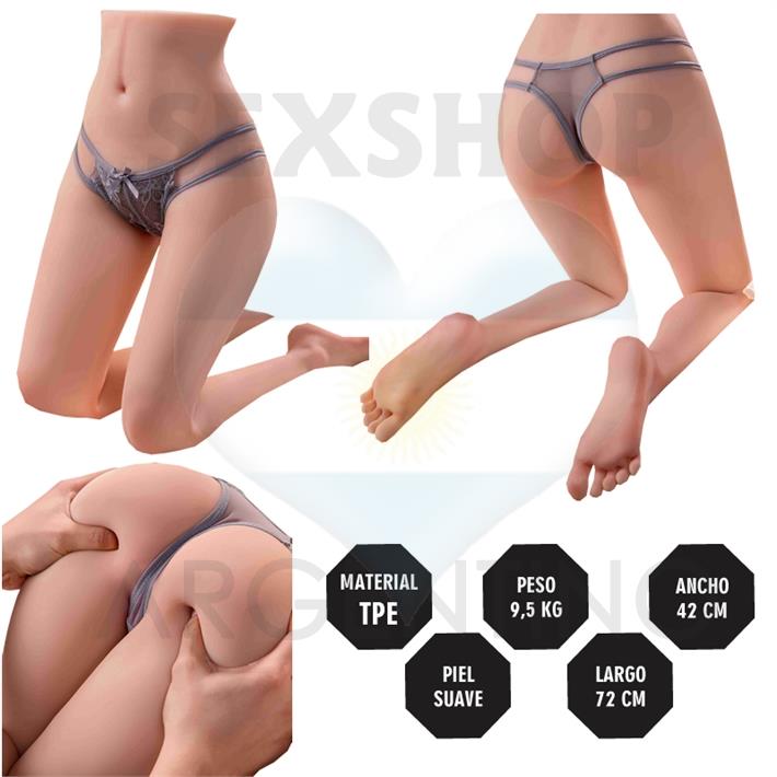 Semi Torso Realista Con piernas articulables – 9.5 KG