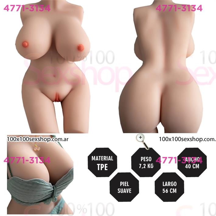 Torso Realista – Con Senos Hiper Realista