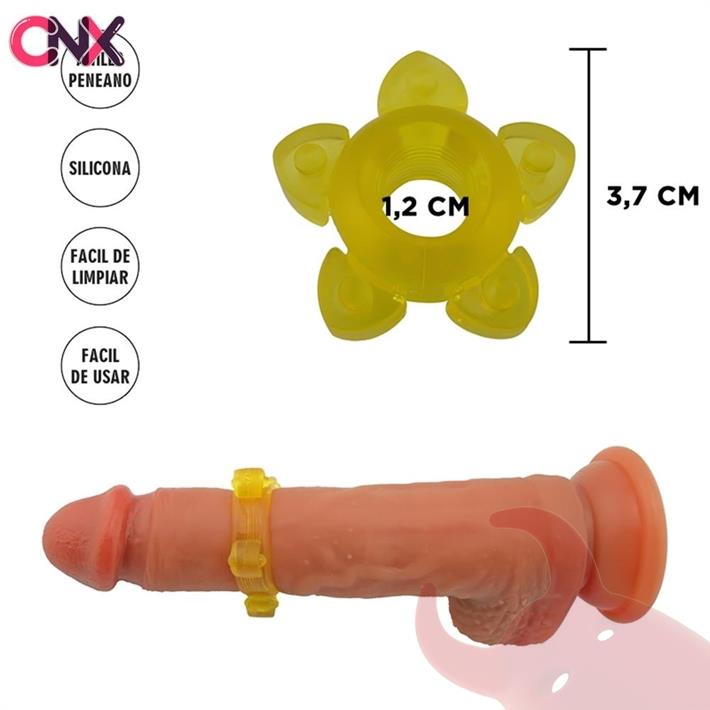Anillo elastico para retrasar la eyaculacion