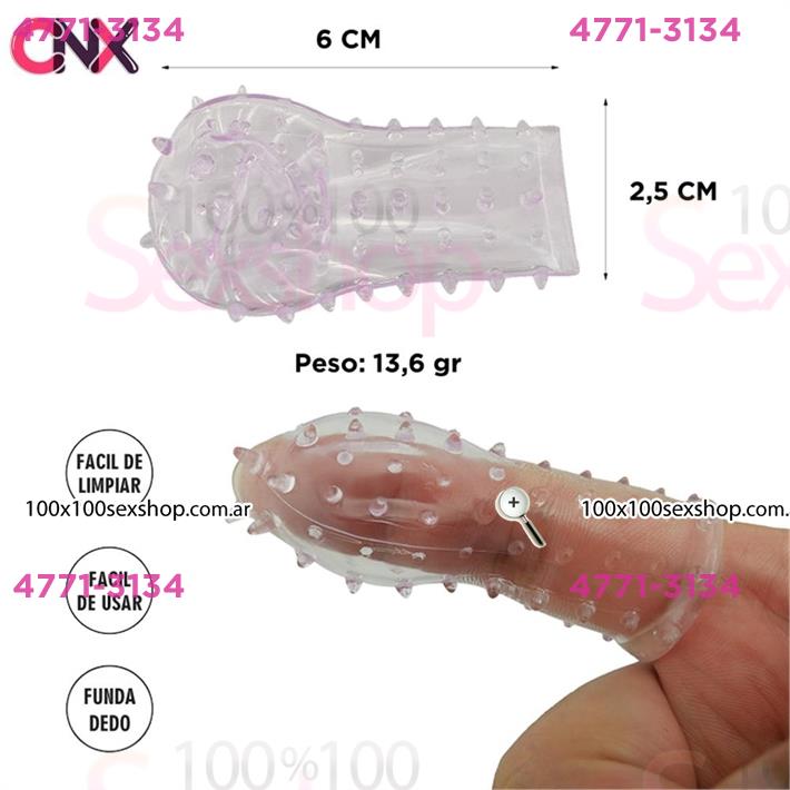 Cód: CA SS-LE-83021 - Funda para dedo de siliocona - $ 7000