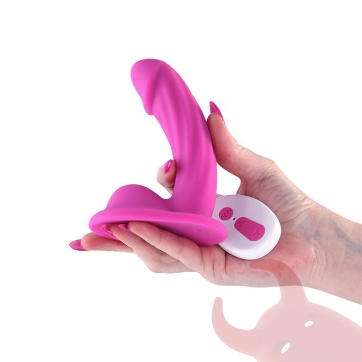 Dildo Vibrador Curvo Colours: diseño flexible y control remoto