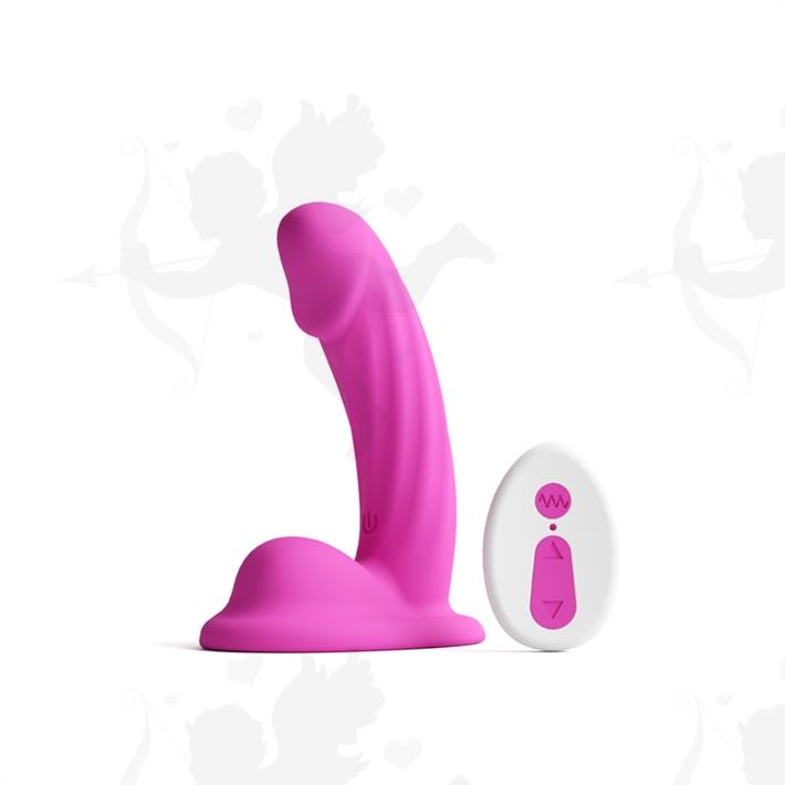 Dildo Vibrador Curvo Colours: diseño flexible y control remoto