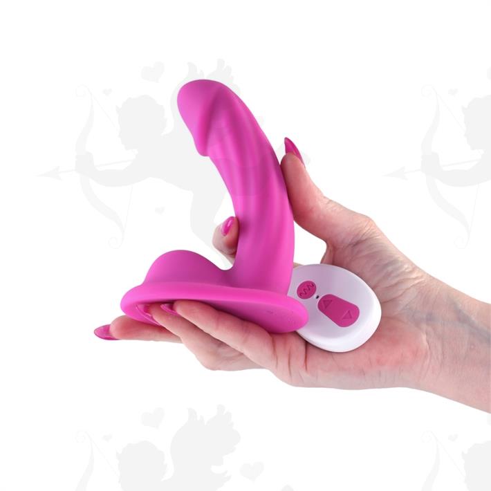 Dildo Vibrador Curvo Colours: diseño flexible y control remoto