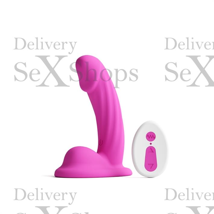 Dildo Vibrador Curvo Colours: diseño flexible y control remoto