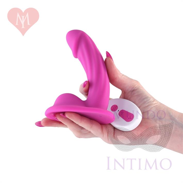 Dildo Vibrador Curvo Colours: diseño flexible y control remoto